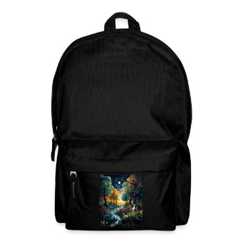 Garden of Eden Religious Biblical Starry Night Painter - Backpack - black - Front