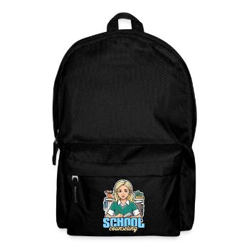 School Counselor School Counseling Psychologist - Backpack - black - Front