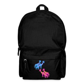 Giraffe Africa Safari Savannah 80s 90s Child - Backpack - black - Front