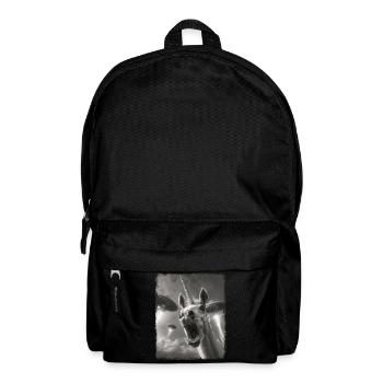 Unicorn Horse UFO Alien Alien Selfie - Backpack - black - Front