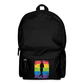 Figure Skating Figure Skating Ice Skating - Backpack - black - Front