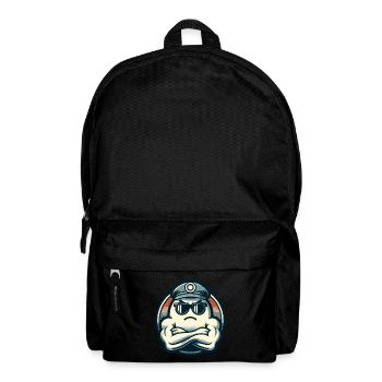Cool Ghost Muscular Bodybuilder Lustige Halloween - Rucksack - Schwarz - Vorne