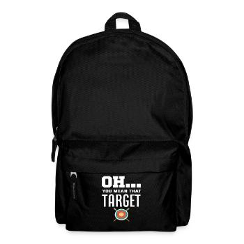 Archer Archery Pun - Backpack - black - Front