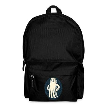 Funny Vintage Ghost Retro Art Style - Backpack - black - Front