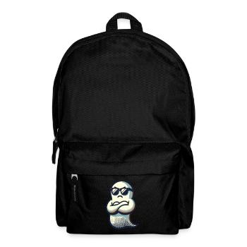 Cool Ghost Vintage Art Style Funny Halloween - Rucksack - Schwarz - Vorne