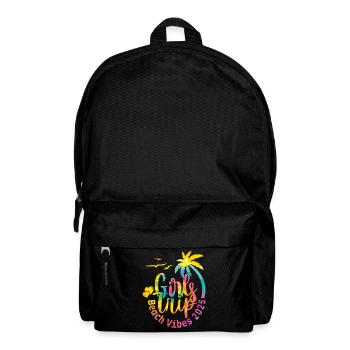 Weekend Girls Trip Beach Vibes 2025 - Rucksack - Schwarz - Vorne