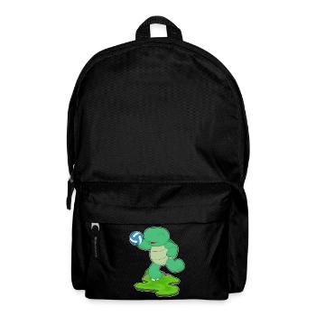 Schildkröte Volleyballspieler Volleyball - Rucksack - Schwarz - Vorne