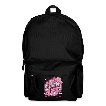 Man I Feel Like I'm 40 Geburtstag Western - Rucksack - Schwarz - Vorne