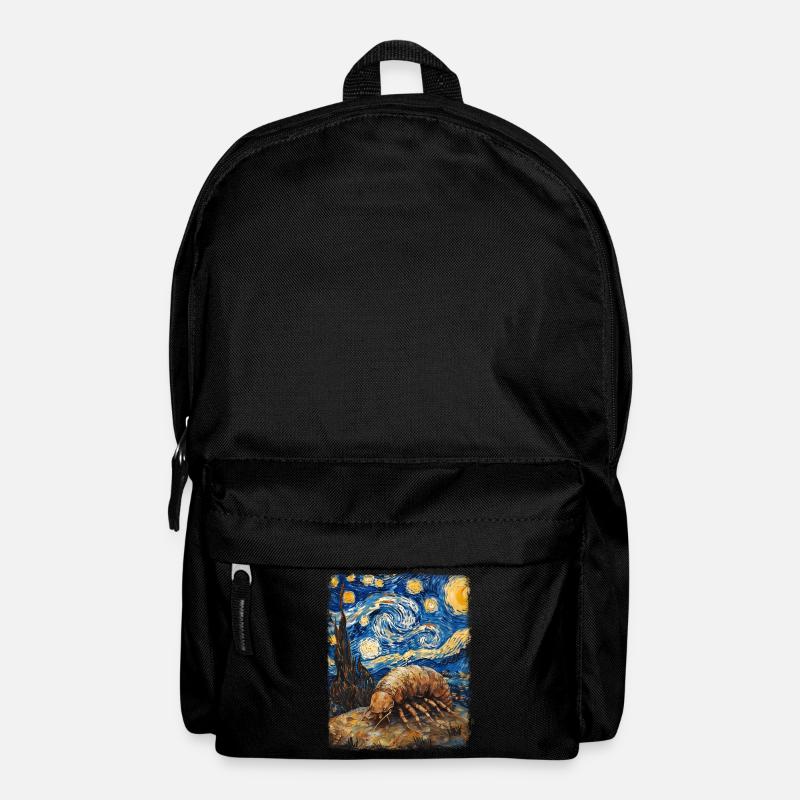 Isopods Sternennacht Gemälde - Rucksack - Schwarz