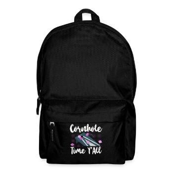 Joueur de sac de haricots de l’équipe Cornhole - Sac à dos - noir - Devant