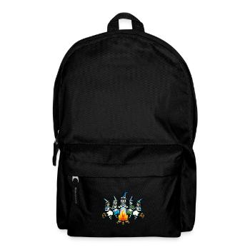 Camping Lagerfeuer Vintage Hexen Design - Rucksack - Schwarz - Vorne