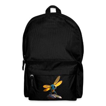 Libelle Dragonfly Bunte Flügel Süße Libellen - Rucksack - Schwarz - Vorne