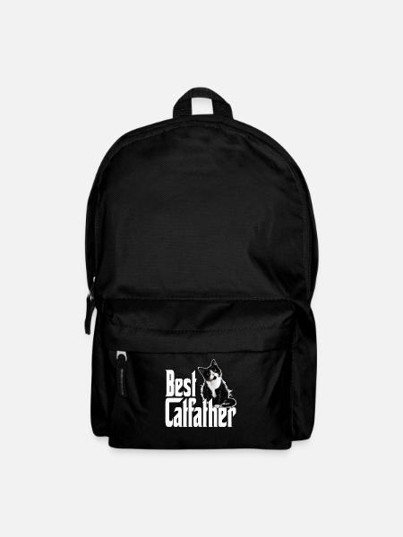 Cat Dad Best Catfather Ever Crazy Cat Father Kitty - Rucksack - Schwarz