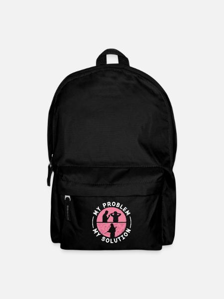 Agent de lutte antiparasitaire Mon problème Mon pictogramme Maman - Sac à dos - noir