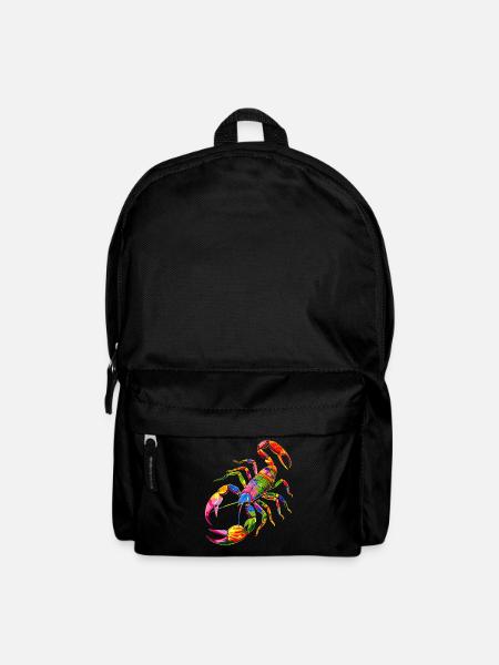 Skorpion Spinnentiere Scorpion Lustige Skorpione - Rucksack - Schwarz