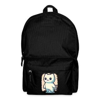 Cute Ghosts Cat Kawaii Ghost Pet - Backpack - black - Front
