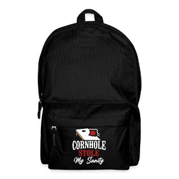 Cornhole Team Bean Bag Player - Rucksack - Schwarz - Vorne