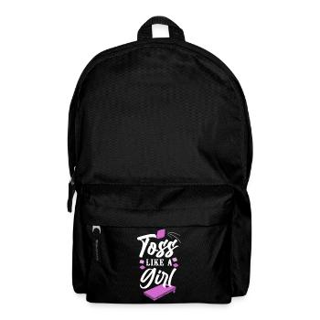 Cornhole Team Bean Bag Player - Rucksack - Schwarz - Vorne