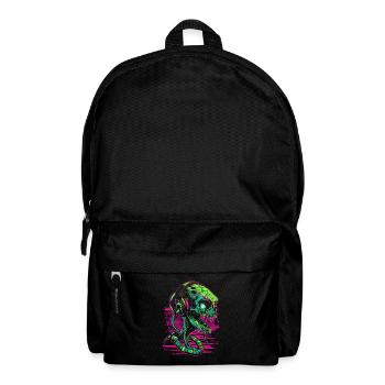 Außerirdischer DJ mit Kopfhörer Festival Alien UFO - Rucksack - Schwarz - Vorne