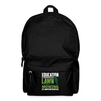 Landschaftsgärtner Bildung - Rucksack - Schwarz - Vorne
