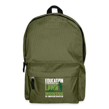 Landschaftsgärtner Bildung - Rucksack - Olivgrün - Vorne