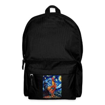 Chicken Farm Farm Starry Night Painters - Backpack - black - Front