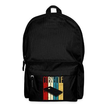 Cornhole Team Bean Bag Player - Rucksack - Schwarz - Vorne