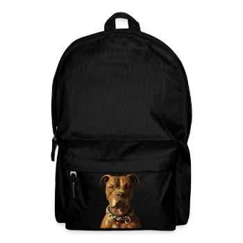 Pitbull Bulldogge Pittie American Pitbull Terrier - Rucksack - Schwarz - Vorne