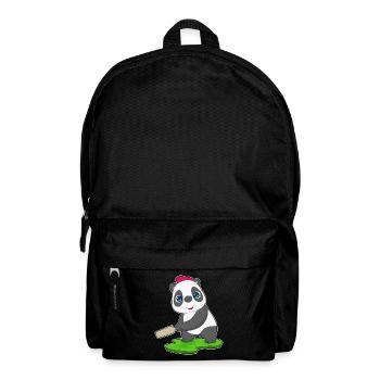 Panda Cricket Cricketschläger - Rucksack - Schwarz - Vorne