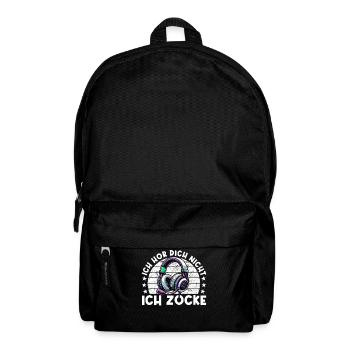 I can't hear you, I'm gaming - Backpack - black - Front