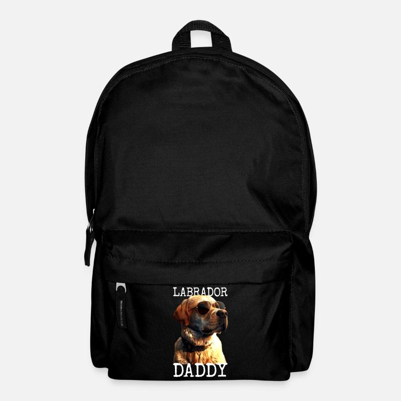 Labrador Daddy Papa Vatertag Labrador Retriever - Rucksack - Schwarz