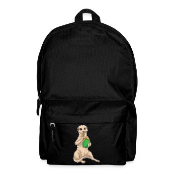 Frites Français suricate - Sac à dos - noir - Devant