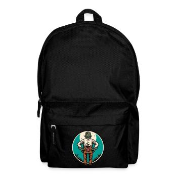 Funny Undead Butt Halloween Costume Decoration - Backpack - black - Front
