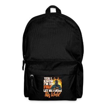 Yes i know im on fire welding - Backpack - black - Front