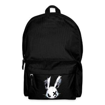 Goth Hasenkopf Hase Gothic Puppe Grunge Geschenk - Rucksack - Schwarz - Vorne