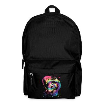 Boxen Kämpfer Kinder Boxen Match Boxer - Rucksack - Schwarz - Vorne
