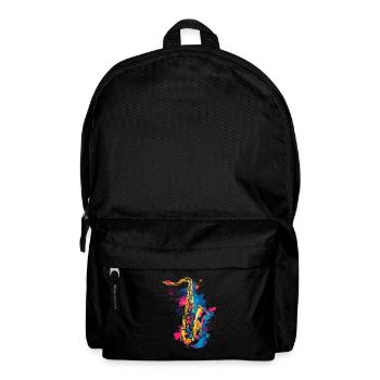 Saxophone Graffiti - Backpack - black - Front