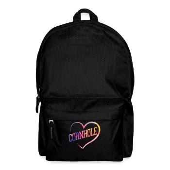 Cornhole Team Bean Bag Player - Rucksack - Schwarz - Vorne