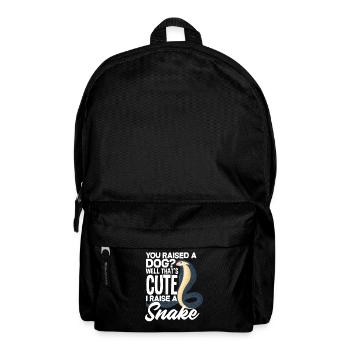 Schlange Bestes Haustier - Rucksack - Schwarz - Vorne