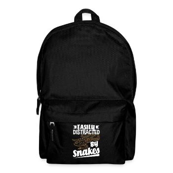 Schlange Abgelenkt - Rucksack - Schwarz - Vorne