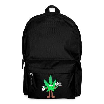 Der Bloom - Weed Cannabis Stoned Hanf Marihuana - Rucksack - Schwarz - Vorne