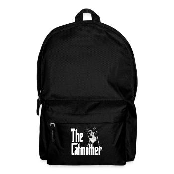Chat Maman La Catmère Chat Folle Chat Mère Kitty Maman - Sac à dos - noir - Devant