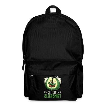 Offizielles Schlafshirt Lustige Avocado Pyjama - Rucksack - Schwarz - Vorne