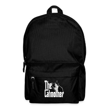Cat Mom The Catmother Crazy Cat Mother Kitty Mommy - Backpack - black - Front