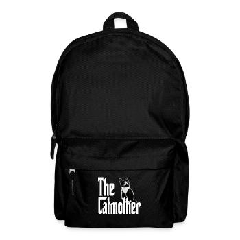 Cat Mom The Catmother Crazy Cat Mother Kitty Mommy - Backpack - black - Front
