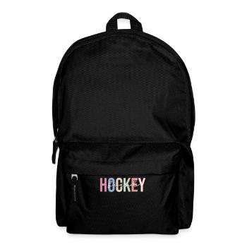 Field hockey player Team coach - Backpack - black - Front