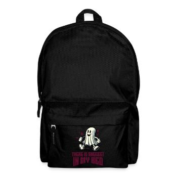 Drôle de fantôme disant fantôme occulte d’Halloween - Sac à dos - noir - Devant