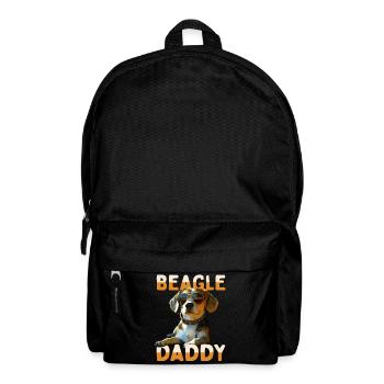 Beagle Daddy Dog Dad Father's Day Father Beagle Dad - Backpack - black - Front