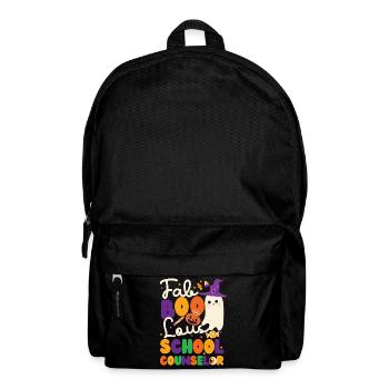 School Counselor Halloween Ghost - Backpack - black - Front