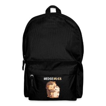 Hedgehugs Cute Hedgehog - Rucksack - Schwarz - Vorne